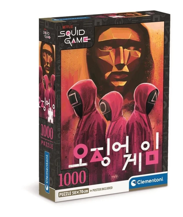 Puzzle 1000 Compact Netflix Squid Game, Clementoni
