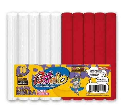 Bibuła marszczona mini mini 12x200cm 10szt