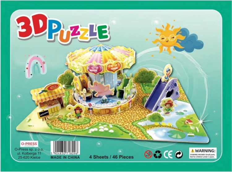 Puzzle 3D 46 Cyrk, O-press