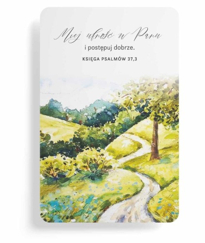 Magnes na lodówkę - Miej ufność w Panu - pejzaż