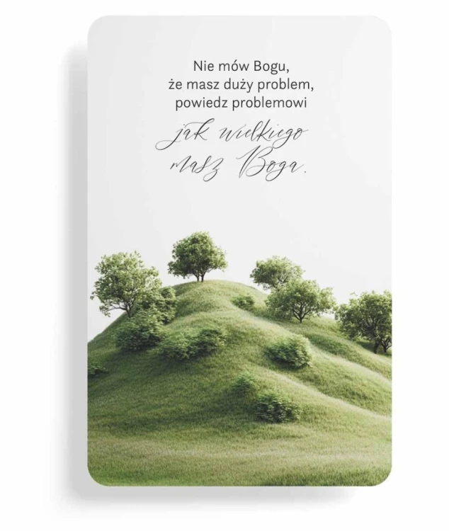 Magnes na lodówkę - Nie mów Bogu - pejzaż, Szaron