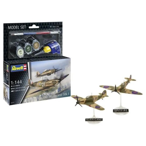 Model Set Spitfire Mk.Ia & Hurricane Mk.I