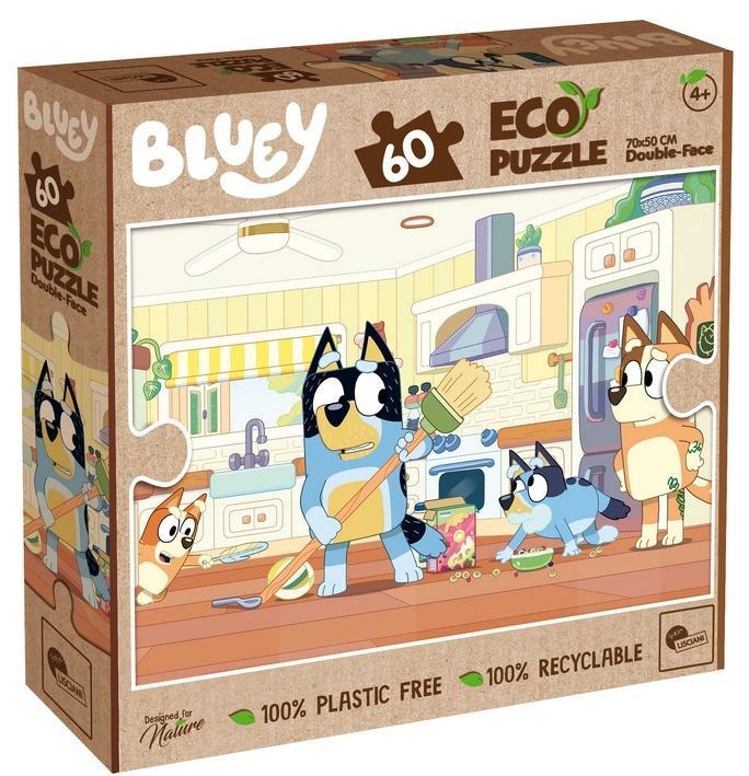 Puzzle 60 Bluey Eko dwustronne, Lisciani