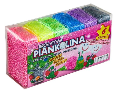 Piankolina brokatowa 6 kostek, Art. and Play