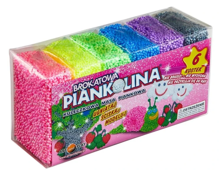 Piankolina brokatowa 6 kostek, Art. and Play