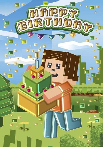 Karnet A5 Urodziny - Gra