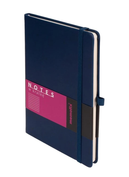 Notes Memofix A5 kratka granatowy, Antra