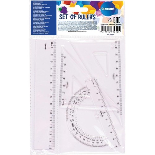 Zestaw geometryczny 15cm, Centrum