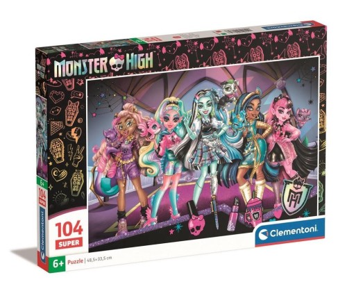 Puzzle 104 Super Monster High, Clementoni
