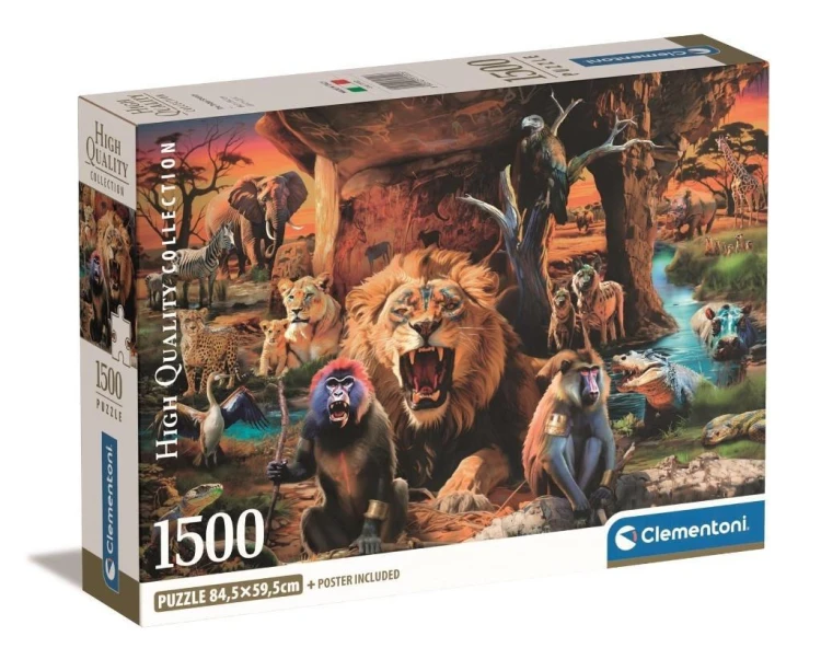 Puzzle 1500 The Tribal Society, Clementoni