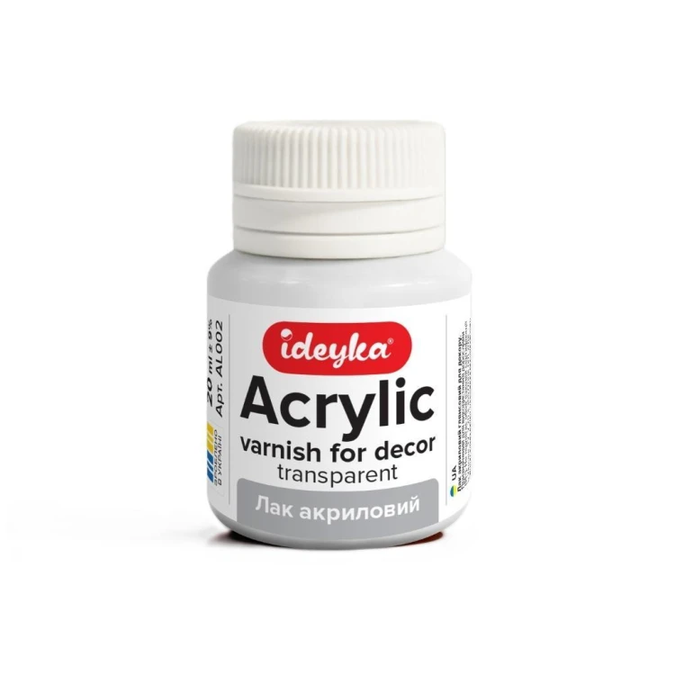 Błyszczący lakier akrylowy do dekoracji 20ml