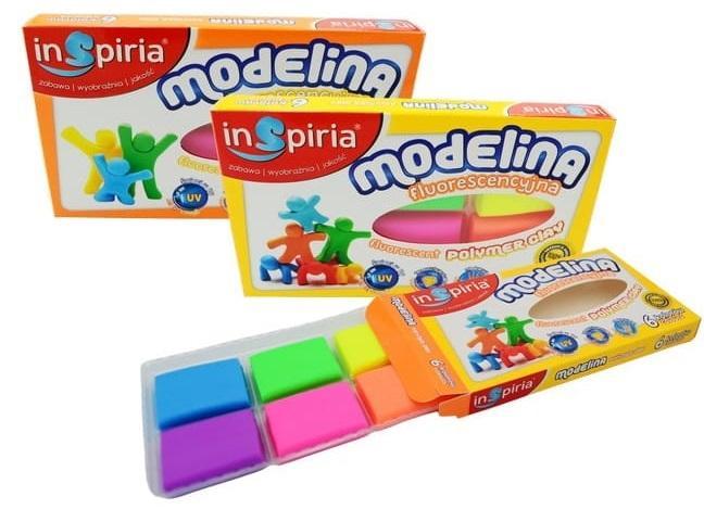 Modelina fluo 6 kolorów, Schemat
