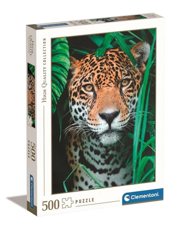 Puzzle 500 HQ Jaguar in the Jungle, Clementoni