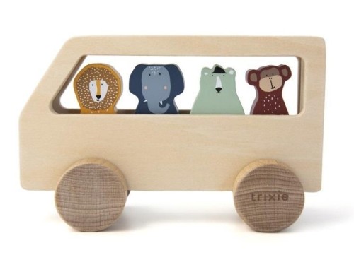 Autobus drewniany dla zwierząt, Trixie Baby
