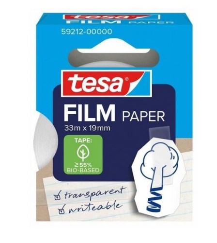 Taśma biurowa papierowa Tesafilm 33m x 19mm, Tesa