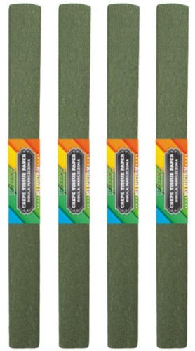 Bibuła marszczona 25 oliwkowa (10szt), STARPAK