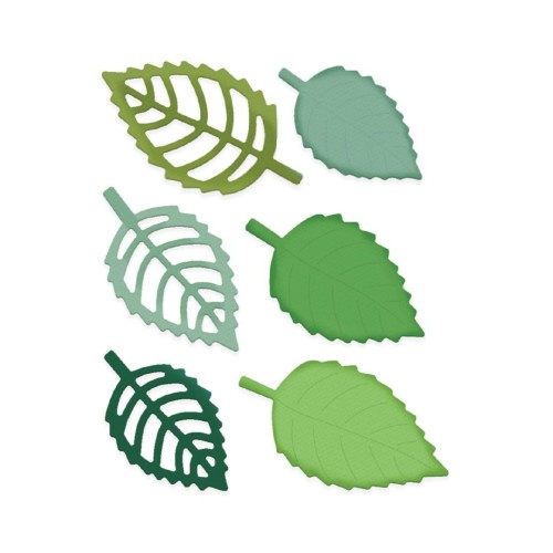 Zestaw wykrojników listki 6szt, Dalprint dpCraft
