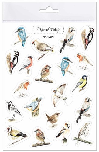 Naklejki Ptaki, Mama Maluje