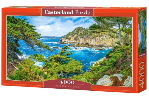 Puzzle 4000 Californian Coast CASTOR, Castorland