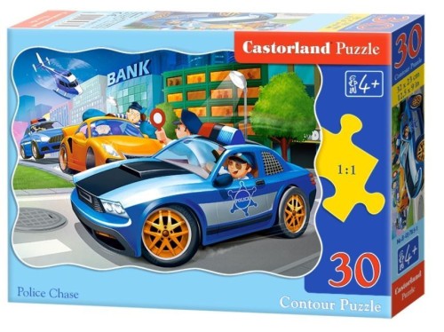 Puzzle 30 Police Chase CASTOR, Castorland