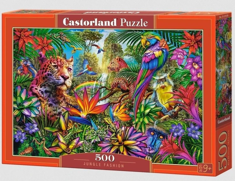 Puzzle 500 Jungle Fashion CASTOR, Castorland