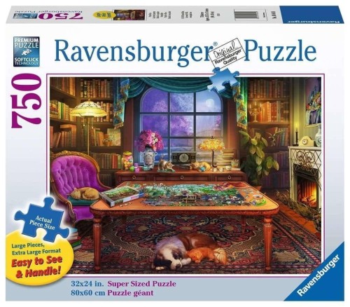 Puzzle 750 Pokój do układania puzzli, Ravensburger