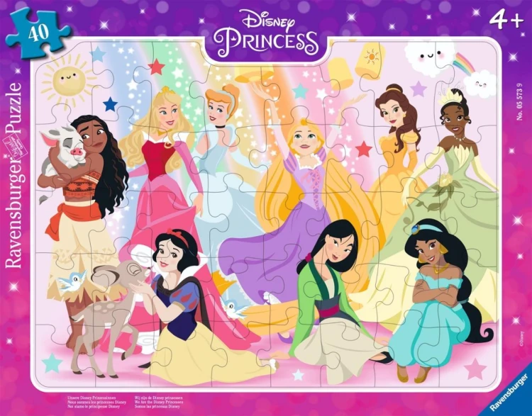 Puzzle 40 Disney Princess Frame, Ravensburger
