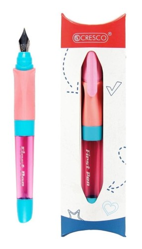 Pióro wieczne First Pen 4 do nauki pisania różowe