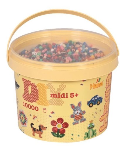 Koraliki Midi w wiaderku 10000el, Hama