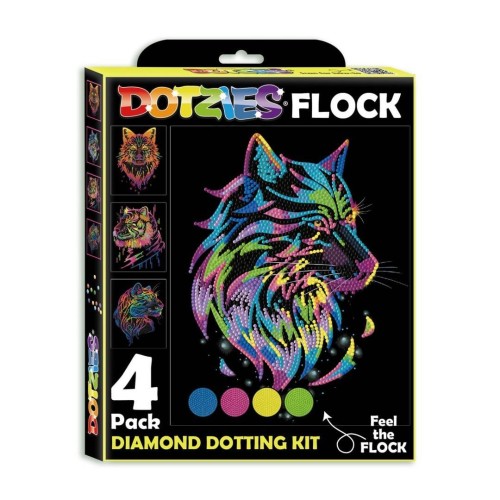 Diamond Dotz - Adults Flocked Wild Neon