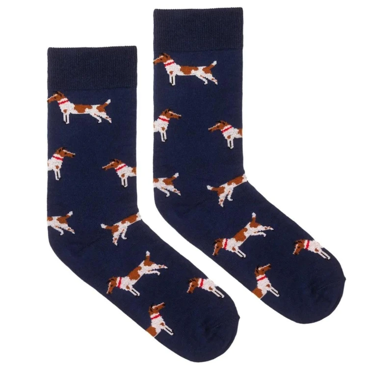 Skarpetki bawełna organiczna teriery 36-41