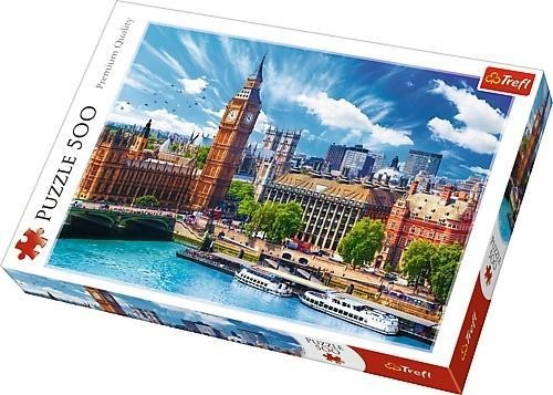 Puzzle 500 Słoneczny Londyn TREFL, Trefl