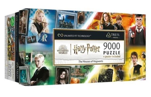 Puzzle 9000 The Houses of Hogwarts TREFL, Trefl