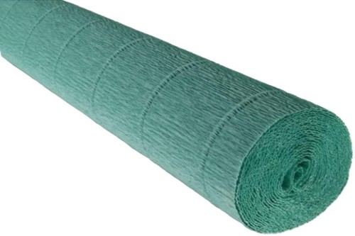 Krepina 50x250cm 180g turkusowa, Alfa Pastello