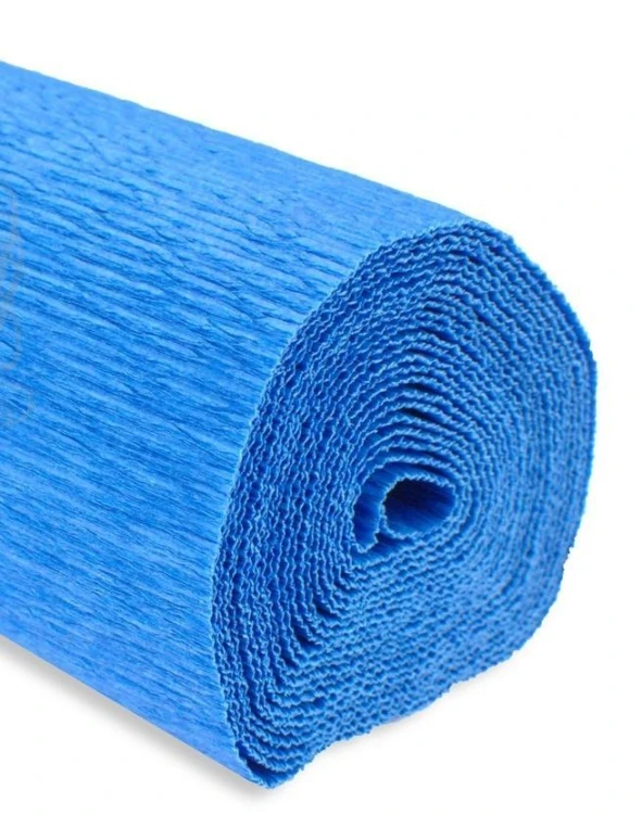 Krepina 50x250cm 180g ciemna niebieska