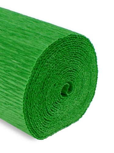 Krepina 50x250cm 180g zielona popularna intensywna
