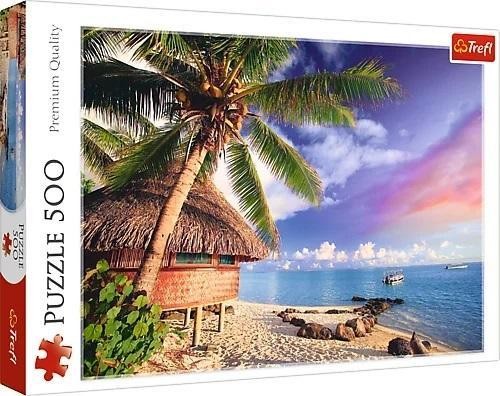 Puzzle 500 Wyspa Bora-Bora TREFL, INTERDRUK