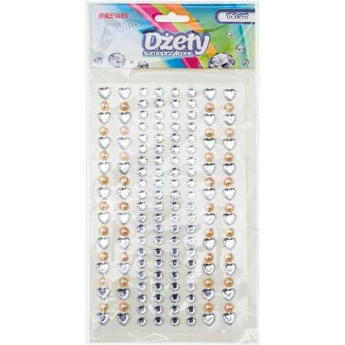 Dżety samoprzylepne 160szt, Brewis