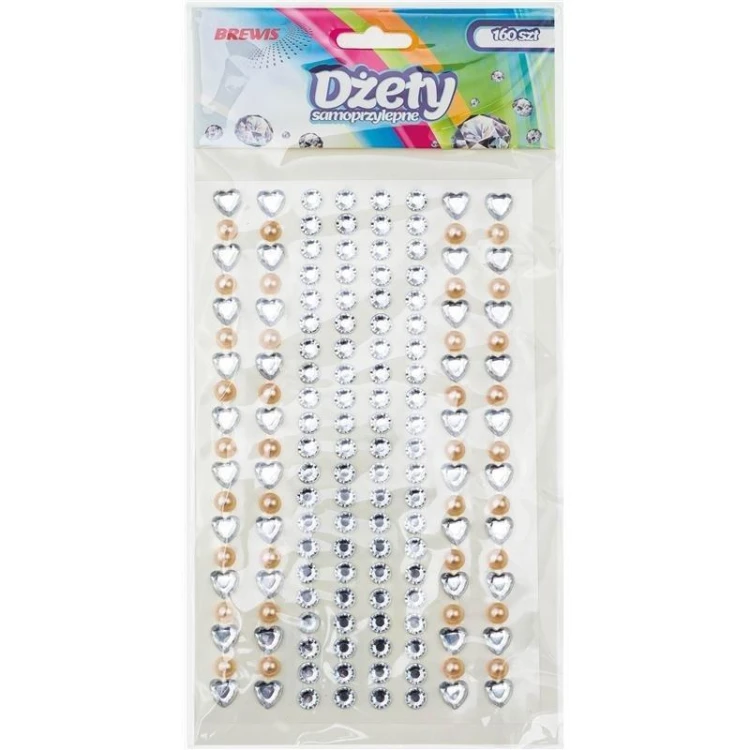 Dżety samoprzylepne 160szt, Brewis
