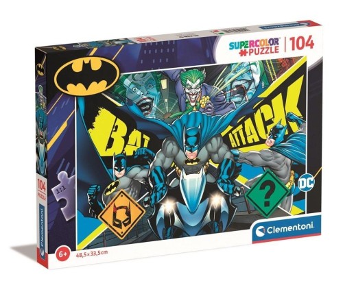 Puzzle 104 Super Kolor Batman, Clementoni