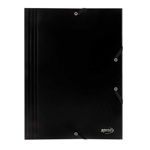 Teczka A4 z gumką czarna, Koh-I-Noor