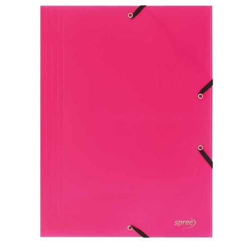 Teczka A4 z gumką różowa, Koh-I-Noor