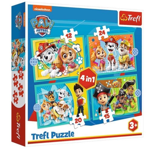 Puzzle 4w1 Psi Patrol TREFL, Trefl