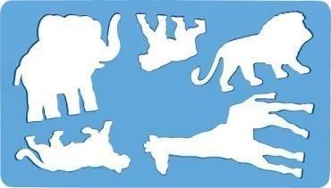 Szablon zwierząt Lew, Koh-I-Noor