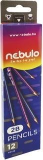 Ołówek 2B (12szt) NEBULO, Nebulo