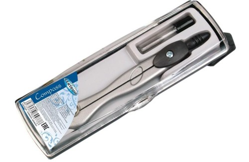 Cyrkiel metalowy z rysikiem 80977, Centrum