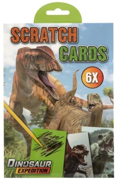 Wydrapywanka Dino 6 kartek