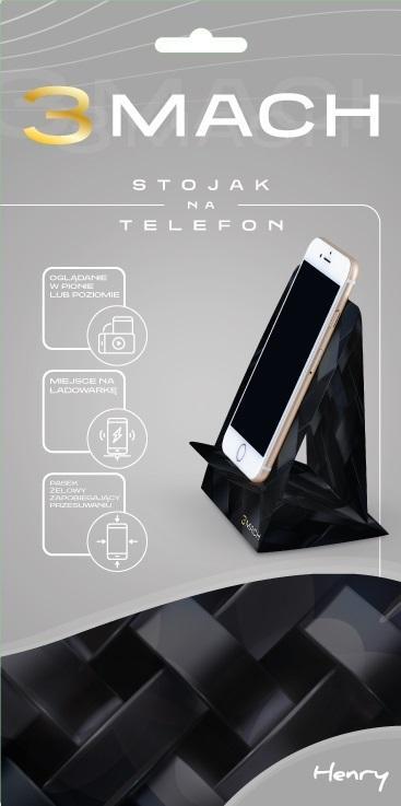 3MACH Stojak na telefon - Karbon, Henry
