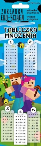 Zakładka edu-ściąga. Tabliczka mnożenia - gra 2