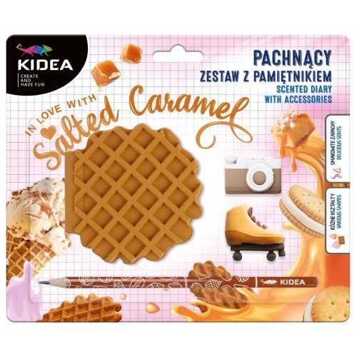 Pamiętnik z akcesoriami Słony karmel KIDEA
